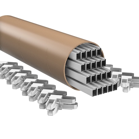 Ritescreen Lineal Frame Kit - White - w/ Corners, 20PK FG1LINKIT72WC-C